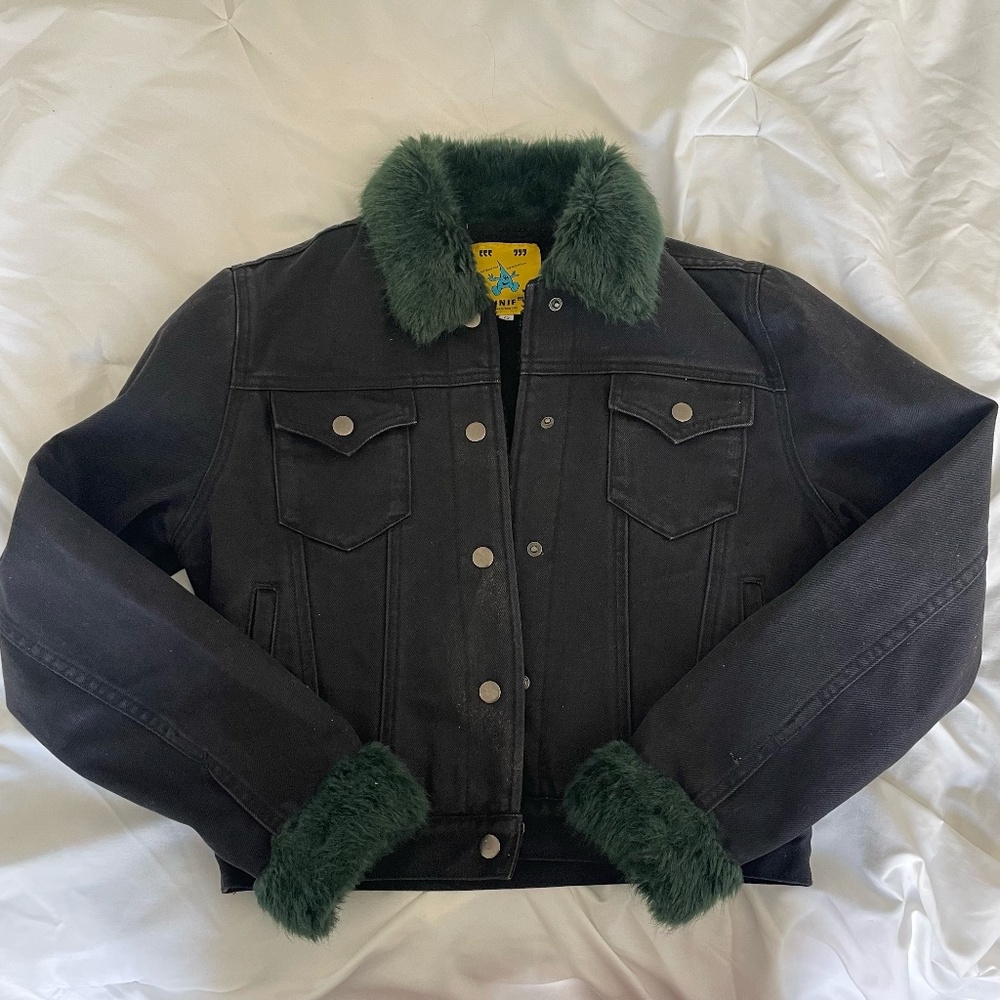 UNIF DARIA BLACK DENIM JACKET